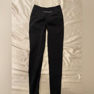 Black alphalete leggings